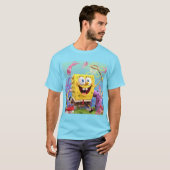 Spongbob Cyan T - Shirt (Vorne ganz)