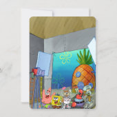 Sponge Birthday Invitation FOR KIDS Einladung (Rückseite)