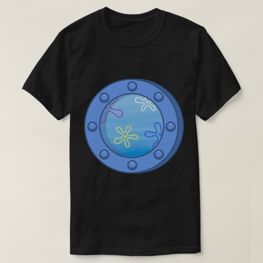Spongebob-Porthole (Himmel) T-Shirt (Design vorne)