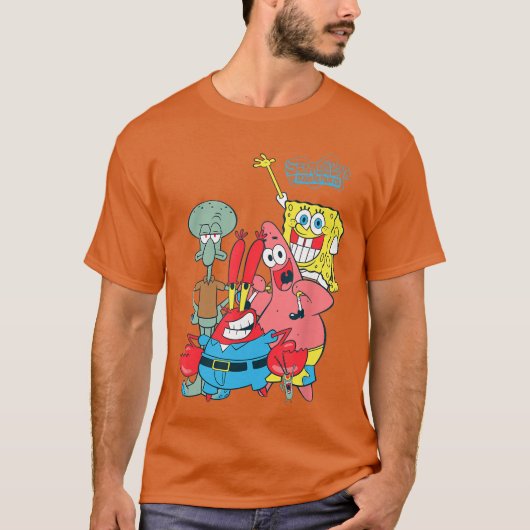 Spongebob Squarepants Classic Friends girl T-Shirt (Vorderseite)