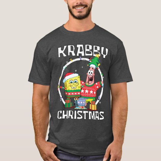 Spongebob Squarepants Krabby Christmas Best Friend T-Shirt (Vorderseite)
