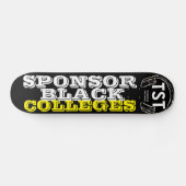 SPONSOR BLACK UNI Skateboard (Horizontal)
