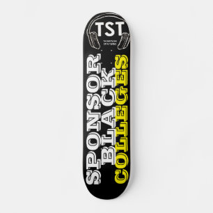 SPONSOR BLACK UNI Skateboard