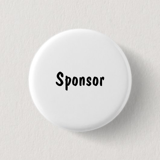 Sponsor Button (Vorderseite)