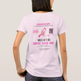 Sponsor des QR-Kodex für das Bewusstsein für Brust T-Shirt