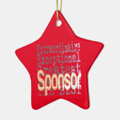 Sponsor Extraordinator Keramik Ornament (Links)