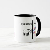 Sponsorengeschenk, Bester Sponsor Ever, Geschenk f Tasse (VorderseiteRechts)