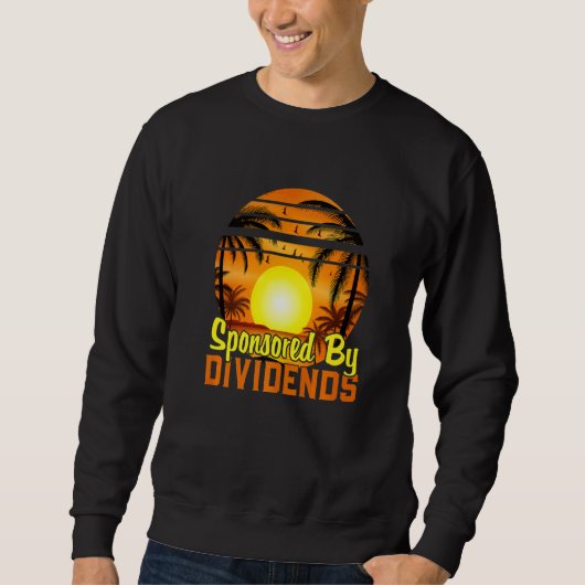 Sponsoring durch Dividendenbörsenhändler Sweatshirt (Vorderseite)