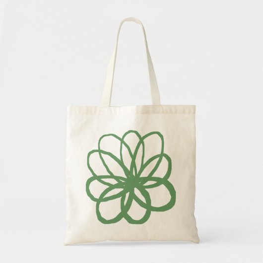 Spontane Blume - Army Green Tragetasche (Vorne)