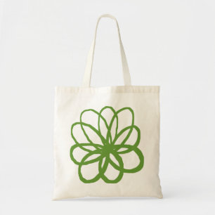 Spontane Blume - Avocado Green Tragetasche
