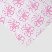 Spontane Blume - Rosa Seidenpapier (Ausschnitt)