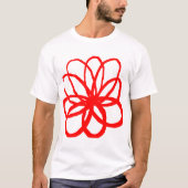 Spontane Blume - Rot T-Shirt (Vorderseite)