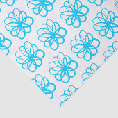 Spontane Blume - Sky Blue Seidenpapier (Ausschnitt)