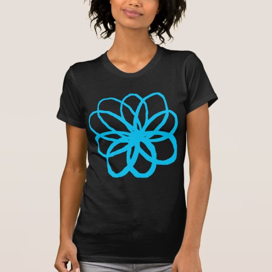 Spontane Blume - Sky Blue T-Shirt (Vorderseite)