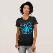 Spontane Blume - Sky Blue T-Shirt (Vorne ganz)