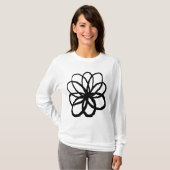 Spontane Blume T-Shirt (Vorne ganz)