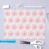 Spontane Blume - Weichrosa Seidenpapier (Handwerk)