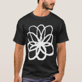 Spontane Blume - weiß T-Shirt (Vorderseite)