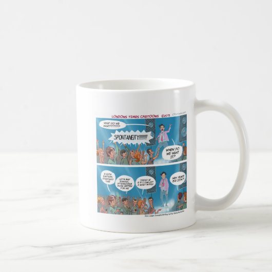 Spontaneität Coach Funny Kaffeetasse (Rechts)