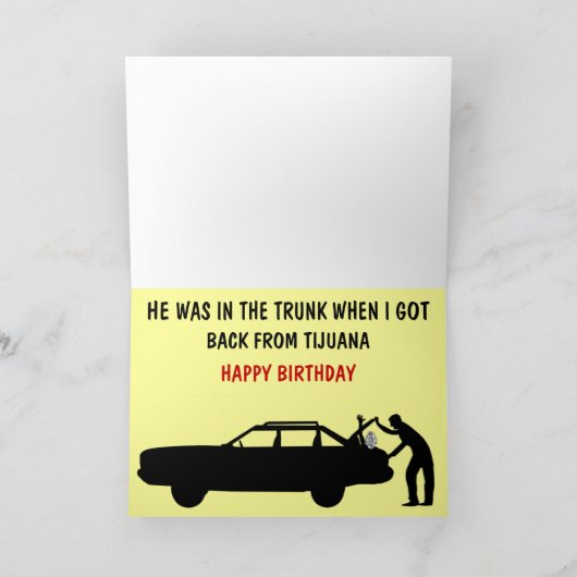 Spoof Tijuana Karte (Innenseite)