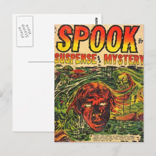 Spook-Comic Postkarte (Vorne/Hinten)