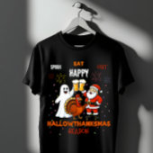 Spook Eat Geschenk Happy Hallowthanksmas Saison T-Shirt