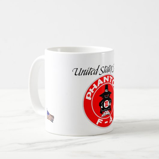 SPOOK PATCH, F-4, "Phantom" Kaffeetasse (Vorderseite Links)
