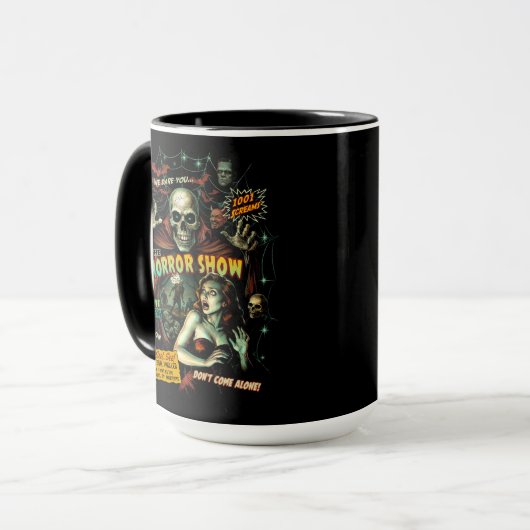 Spook Show Horror Retro Tasse (Vorderseite Links)