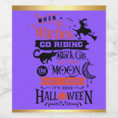 Spook-tacular Custom Halloween Bottle Labels! Weinetikett (Einzelnes Label)