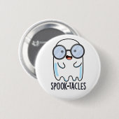 Spook-Takles Funny Ghost Pun Button (Vorne & Hinten)