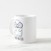 Spook-Takles Funny Ghost Pun Kaffeetasse (Vorderseite Links)