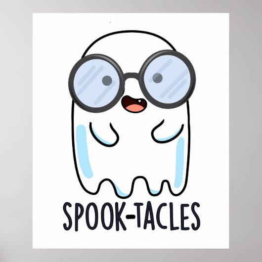Spook-Takles Funny Ghost Pun Poster (Vorne)