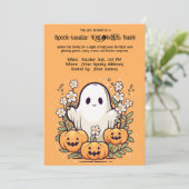 Spook-takular HALLOWEEN Bash! Einladung (Stehend Vorderseite)