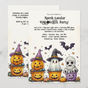 Spook-takuläres Halloween-Party! Einladung