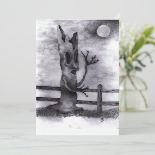 "Spook Tree" Einladung (Stehend Vorderseite)