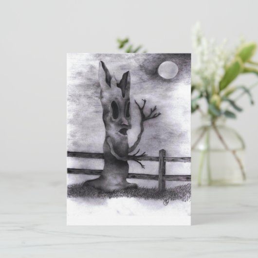 "Spook Tree" Einladung (Stehend Vorderseite)