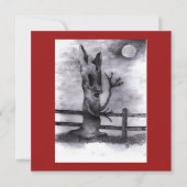 "Spook Tree" Feiertagskarte (Vorderseite)