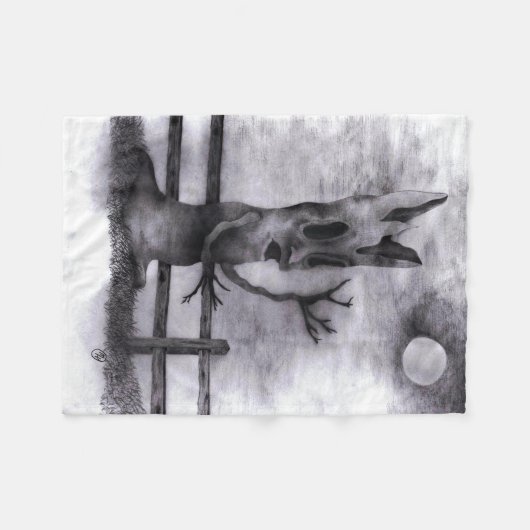"Spook Tree" Fleecedecke (Vorderseite (Horizontal))