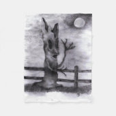 "Spook Tree" Fleecedecke (Vorderseite)