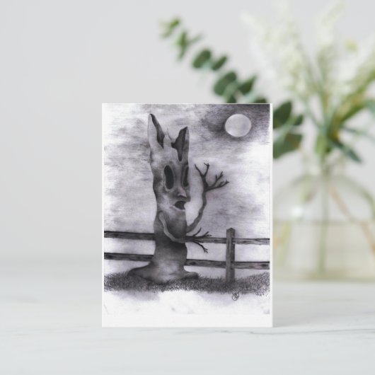 "Spook Tree" Postkarte (Stehend Vorderseite)