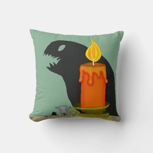 Spooked Maus Kissen (Vorderseite)