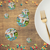 spooker Dinosaurier zwischen Geburtstag Konfetti