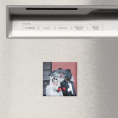 Spooker dunkler Halloween-Maskerade-Kugelmagnet Magnet (In Situ (Geschirrspüler))