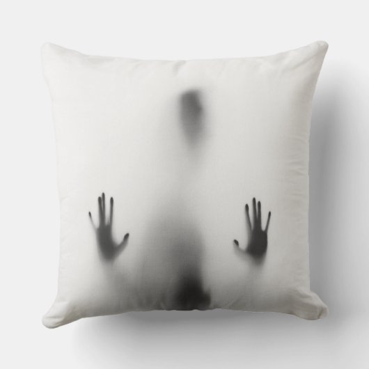 Spooker Halloweenschatten Kissen (Rückseite)