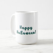 Spooker Jack O’Lantern Pumpkin mit leuchtenden Aug Kaffeetasse (Vorderseite Links)