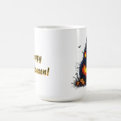 Spooker Jack O’Lantern Pumpkin mit leuchtenden Aug Kaffeetasse (Mittel)