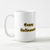 Spooker Jack O’Lantern Pumpkin mit leuchtenden Aug Kaffeetasse (Links)