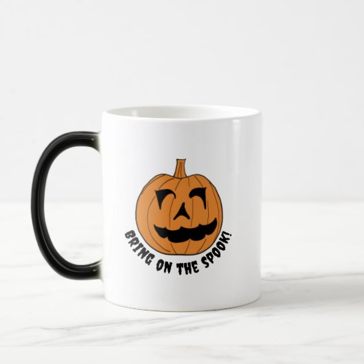 Spooker Jack O' Lantern Zitat Halloween Tasse (Links)