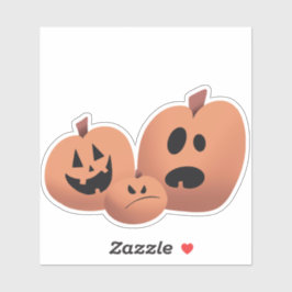 Spooker Kürbispflaster Aufkleber