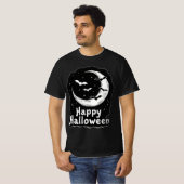 Spooker Nachtflug: Halloween-Fledermäuse - Crescen T-Shirt (Vorne ganz)